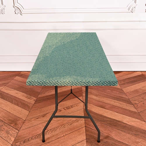 Custom Elastic Fitted Tablecloth 72x30 inch (Made in Queens)