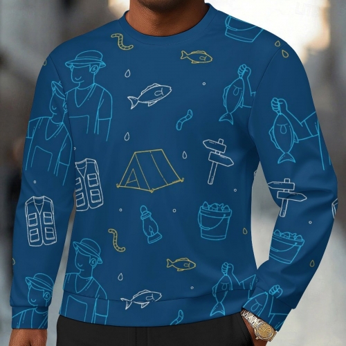 All Over Print Sweatshirt