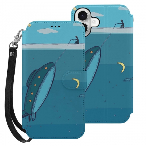 Flip Wallet Case for iPhone 16 Plus