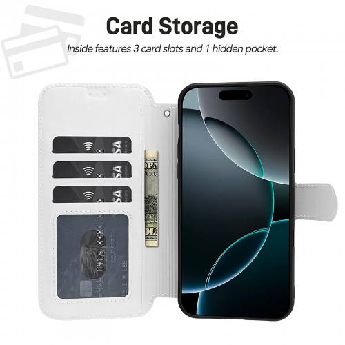 Flip Wallet Case for iPhone 16 Pro Max