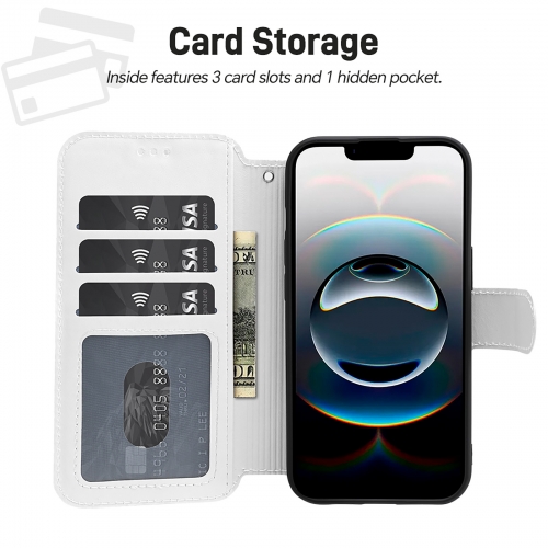Flip Wallet Case for iPhone 16 E