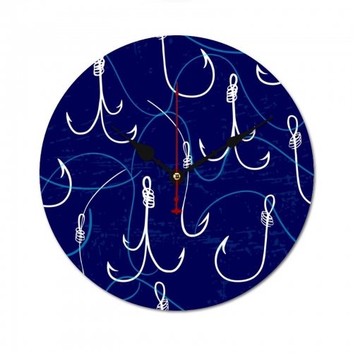 Wooden Wall Clock Without Scale (Black Pointer)(40 x 40 cm)