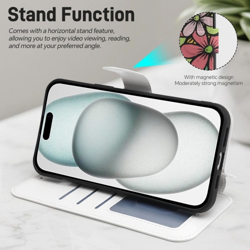 Flip Wallet Case for iPhone 15 Plus