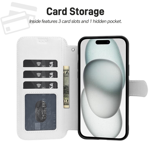 Flip Wallet Case for iPhone 15 Plus