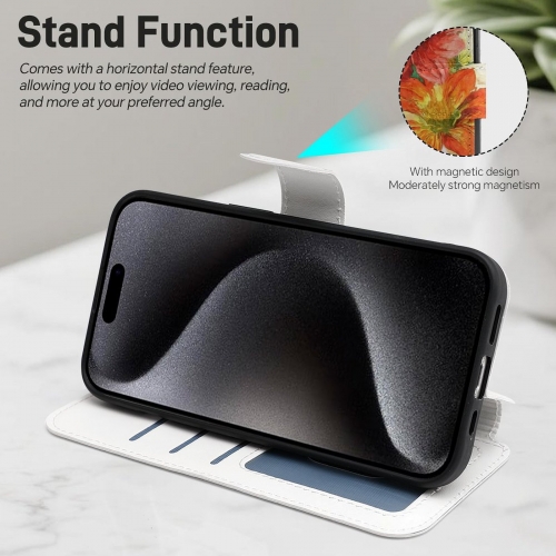 Flip Wallet Case for iPhone 15 Pro