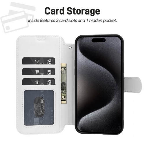 Flip Wallet Case for iPhone 15 Pro Max