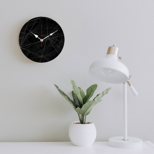 Wooden Wall Clock Without Scale (White Pointer)(40 x 40cm)