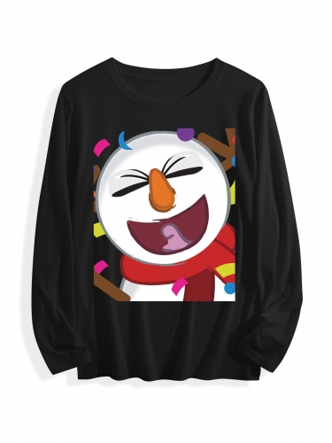 Classic Crew Neck Long Sleeve Tee (Made in USA)