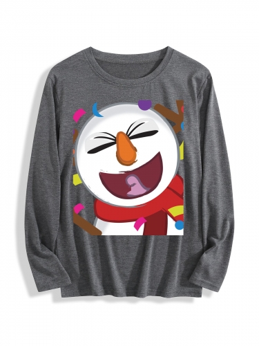 Classic Crew Neck Long Sleeve Tee (Made in USA)