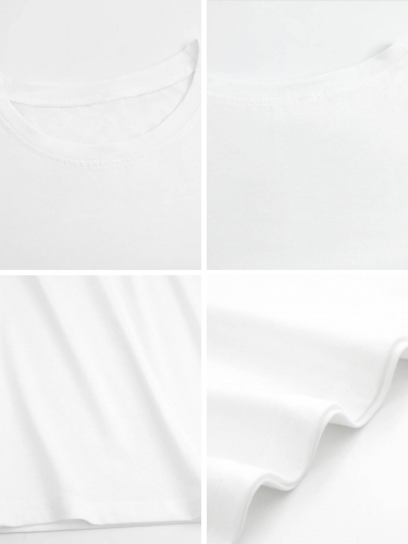Classic Crew Neck Long Sleeve Tee (Made in USA)