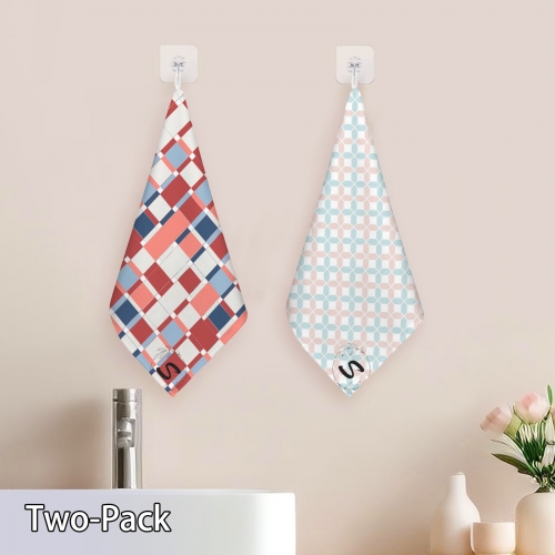 Hand Towel (Pack of 2)(One Side Printing)(Made in USA)