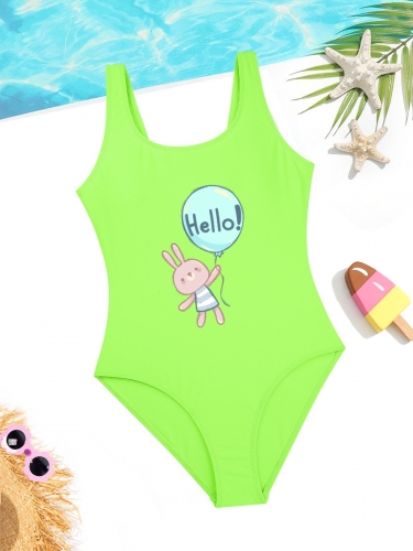 Girls' One-Piece Swimsuit (Made in USA)