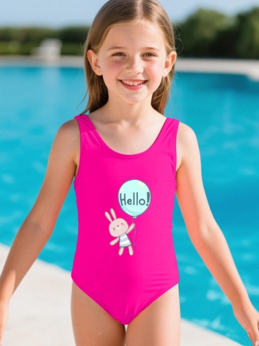 Girls' One-Piece Swimsuit (Made in USA)