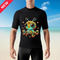 Men’s Short-Sleeve Rash Guard （Made in USA）