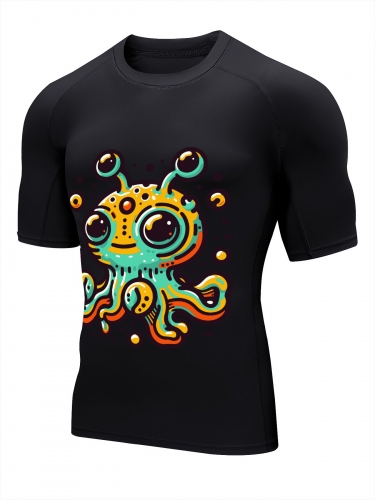 Men’s Short-Sleeve Rash Guard （Made in USA）