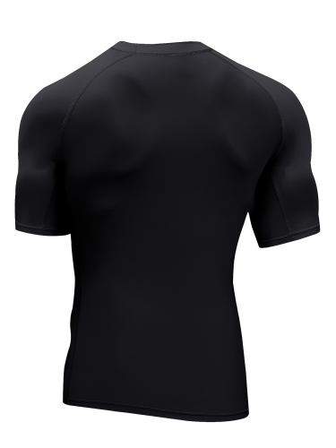 Men’s Short-Sleeve Rash Guard （Made in USA）