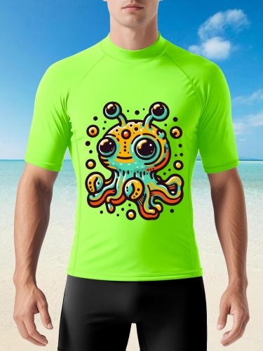 Men’s Short-Sleeve Rash Guard （Made in USA）