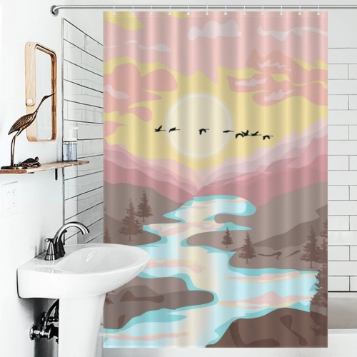 Custom Shower Curtain (119×180cm)