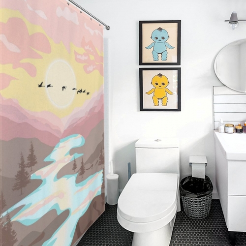 Custom Shower Curtain (119×180cm)