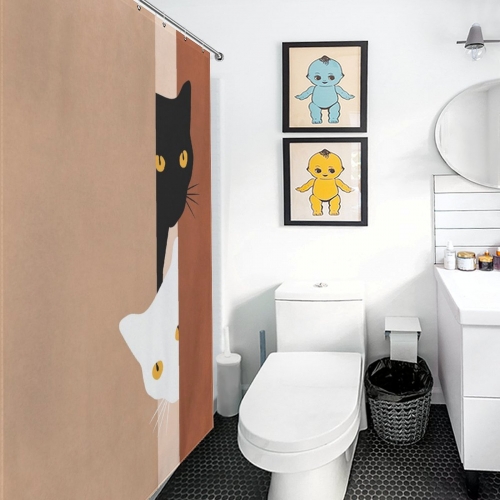 Custom Shower Curtain (136×180cm)