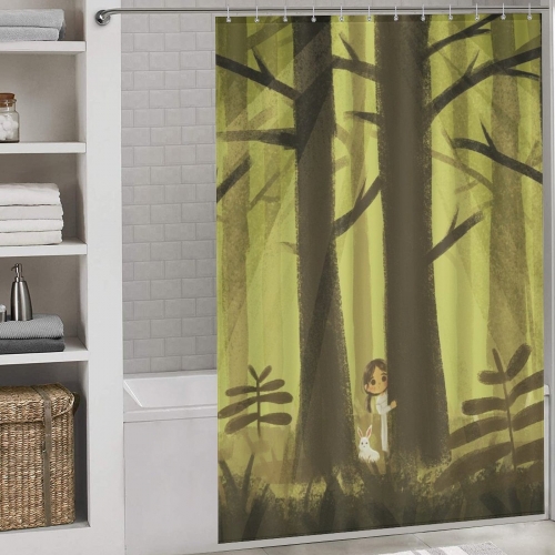 Custom Shower Curtain (143×180cm)