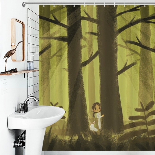 Custom Shower Curtain (143×180cm)