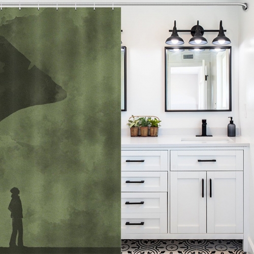 Custom Shower Curtain (163×180cm)