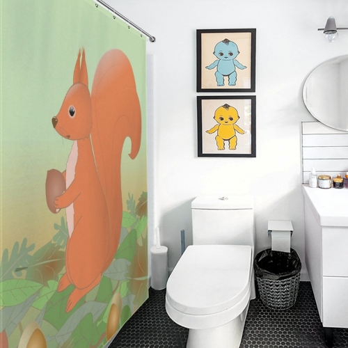 Custom Shower Curtain (177×180cm)