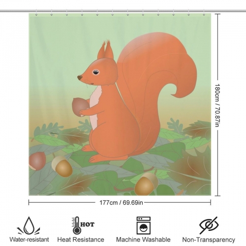 Custom Shower Curtain (177×180cm)