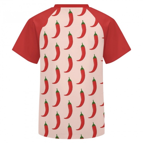 Women's All Over Print Raglan T-shirt