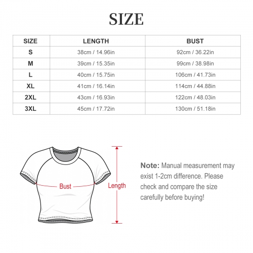 All Over Print Cropped Shirt