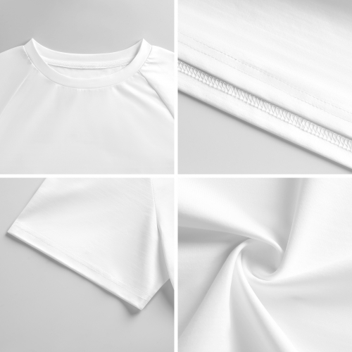 All Over Print Cropped Shirt