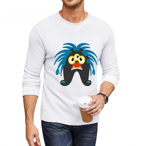 Men's Long-Sleeved T-Shirt (Front Printing)