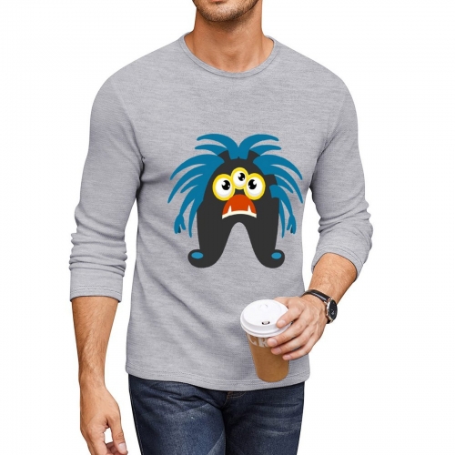 Men's Long-Sleeved T-Shirt (Front Printing)
