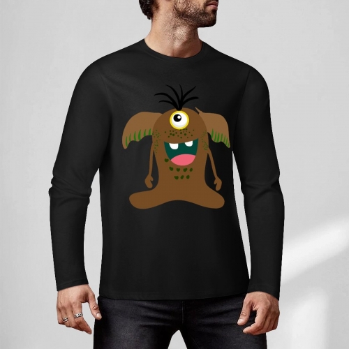 Cotton Long Sleeve T-Shirt (Front&Back Printing)