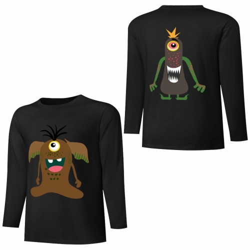 Cotton Long Sleeve T-Shirt (Front&Back Printing)