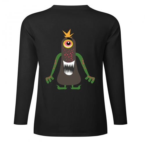 Cotton Long Sleeve T-Shirt (Front&Back Printing)