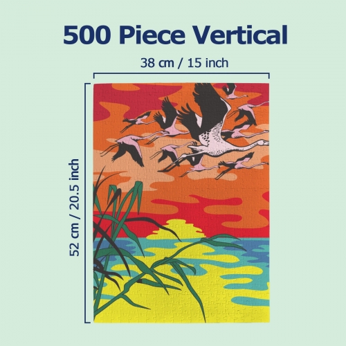 500-Piece Jigsaw Puzzle (Vertical)(Made in USA)