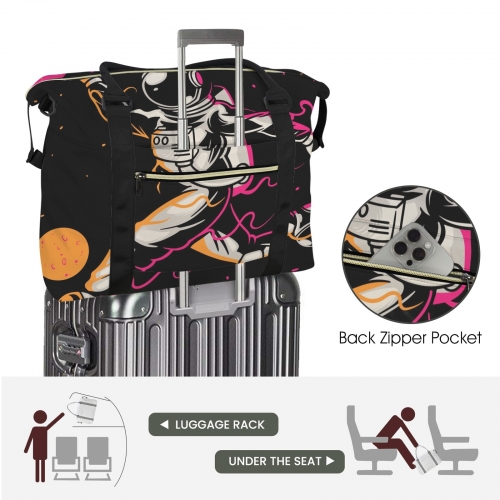 Large Travel Bag with Trolley Sleeve (Model 1715)