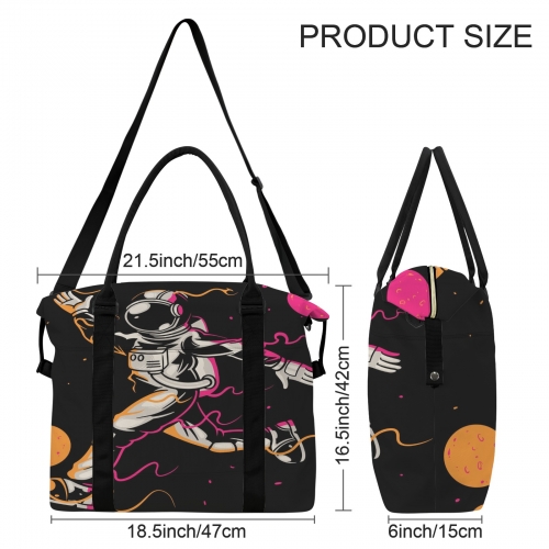 Large Travel Bag with Trolley Sleeve (Model 1715)