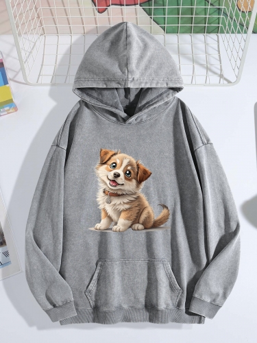 Vintage Wash Hoodie (Front&Back Printing) (Made in USA)