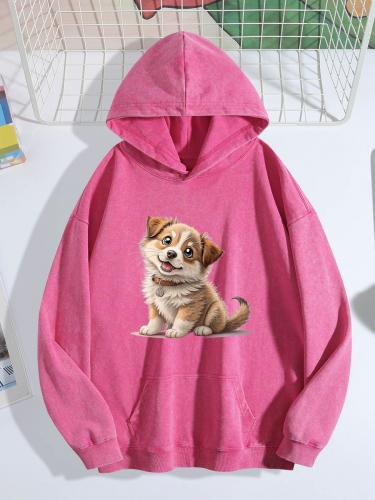 Vintage Wash Hoodie (Front&Back Printing) (Made in USA)