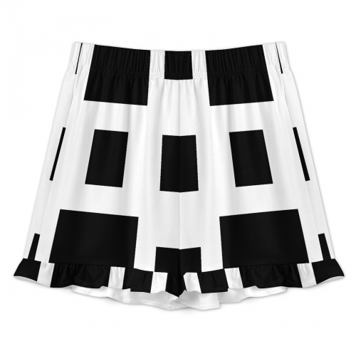 Women's Ruffled Short-Sleeve Pajama Set