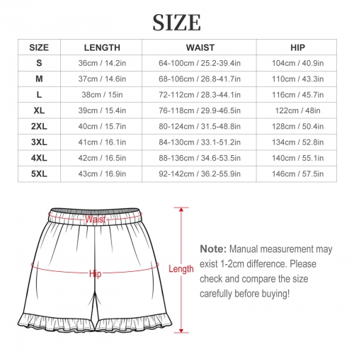 Women's Ruffled Short-Sleeve Pajama Set