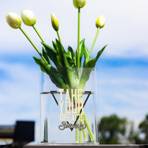 Acrylic Book Shaped Vase(Made in USA)