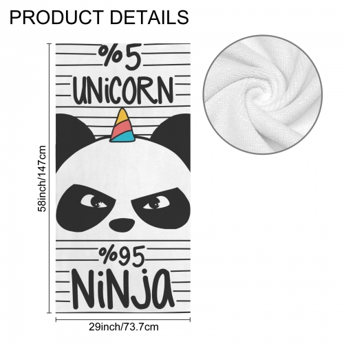 Custom Bath Towel 29"x58"(Made in USA)