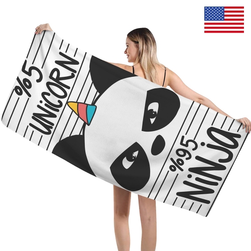 Custom Bath Towel 29"x58" | Ships from USA