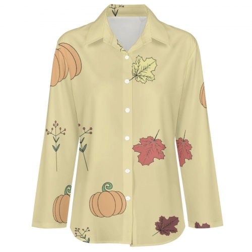 Women's Long Sleeve Blouse (AY008)