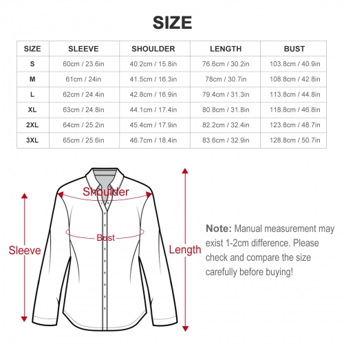 Women's Long Sleeve Blouse (AY008)