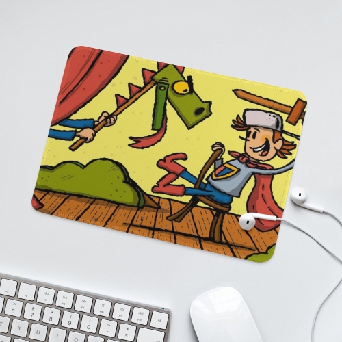 MousePad 7.9"×9.4" (with Stitched Edges)
